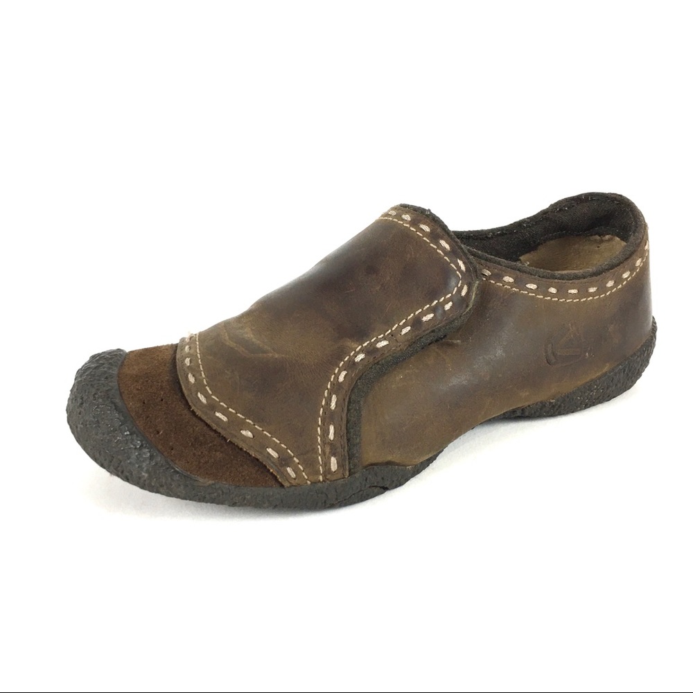Keen Brown Leather Loafer Sz 7.5
